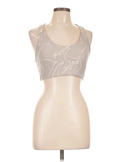 Pre-owned Active By Old Navy Tank Top Silver Halter Neckline Tops