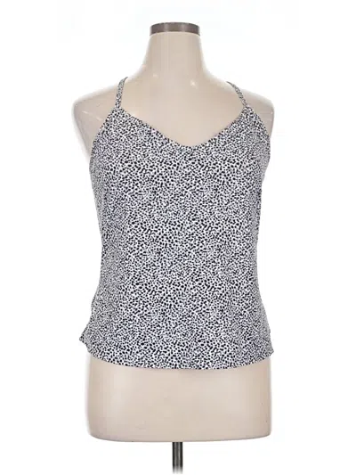 Pre-owned Active By Old Navy Tank Top Silver Halter Neckline Tops