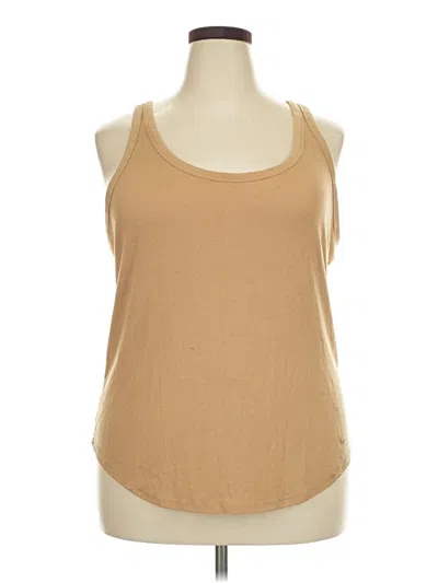 Pre-owned Active By Old Navy Tank Top Tan Halter Neckline Tops