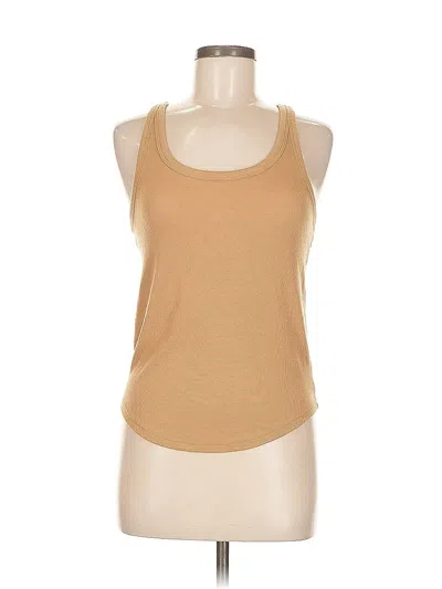Pre-owned Active By Old Navy Tank Top Tan Halter Neckline Tops In Brown