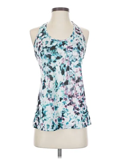 Pre-owned Active By Old Navy Tank Top Teal Halter Neckline Tops