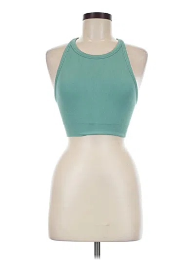 Pre-owned Active By Old Navy Tank Top Teal Halter Neckline Tops