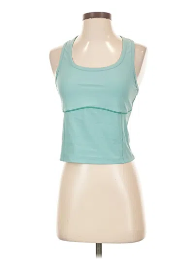 Pre-owned Active By Old Navy Tank Top Teal Halter Neckline Tops
