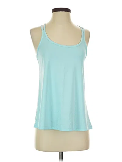 Pre-owned Active By Old Navy Tank Top Teal Halter Neckline Tops In Blue