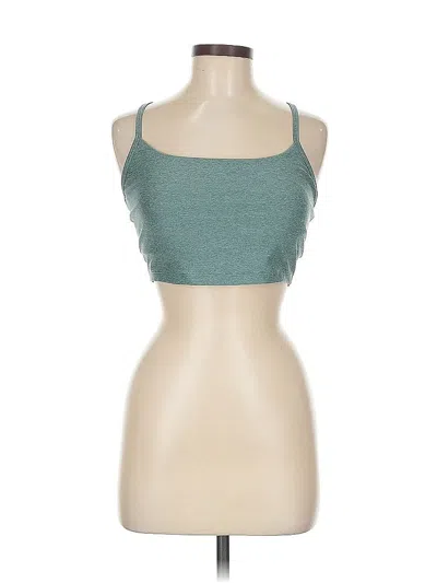 Pre-owned Active By Old Navy Tank Top Teal Strapless Neckline Tops In Blue