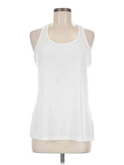 Pre-owned Active By Old Navy Tank Top White Halter Neckline Tops