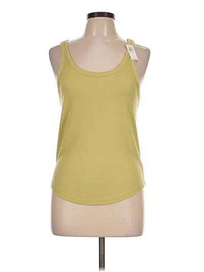 Pre-owned Active By Old Navy Tank Top Yellow Halter Neckline Tops