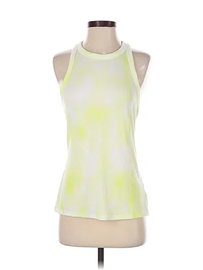 Pre-owned Active By Old Navy Tank Top Yellow Halter Neckline Tops