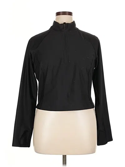 Pre-owned Active By Old Navy Track Jacket In Black