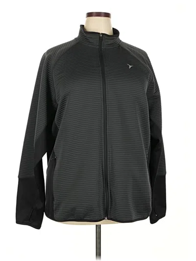 Pre-owned Active By Old Navy Track Jacket In Black