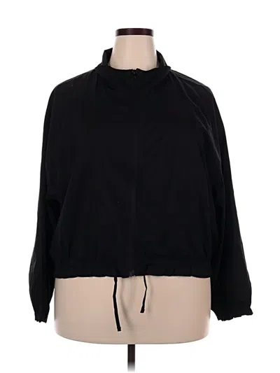 Pre-owned Active By Old Navy Track Jacket In Black