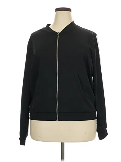 Pre-owned Active By Old Navy Track Jacket In Black