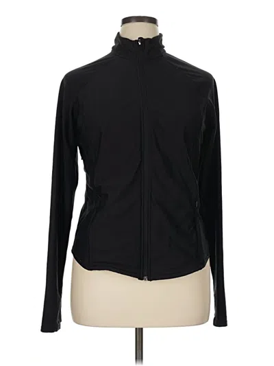 Pre-owned Active By Old Navy Track Jacket In Black