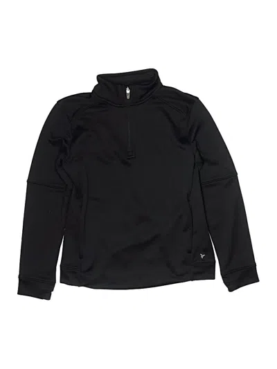 Pre-owned Active By Old Navy Kids' Track Jacket In Black