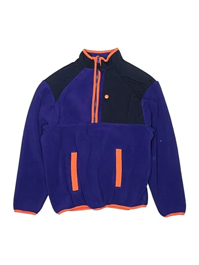 Pre-owned Active By Old Navy Kids' Track Jacket In Blue