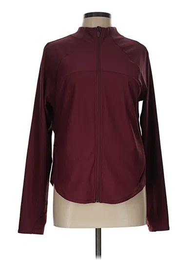 Pre-owned Active By Old Navy Track Jacket In Burgundy