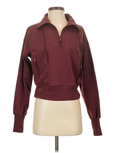 Pre-owned Active By Old Navy Track Jacket In Burgundy