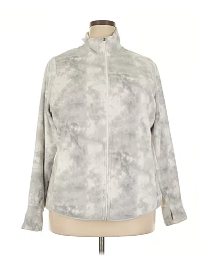 Pre-owned Active By Old Navy Track Jacket In Gray