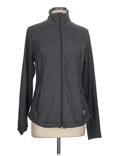 Pre-owned Active By Old Navy Track Jacket In Gray