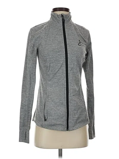 Pre-owned Active By Old Navy Track Jacket In Gray