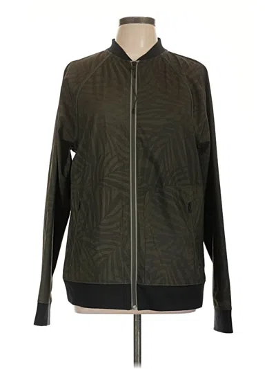 Pre-owned Active By Old Navy Track Jacket In Green