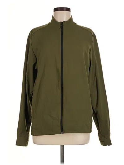 Pre-owned Active By Old Navy Track Jacket In Green
