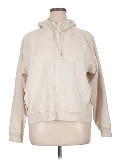 Pre-owned Active By Old Navy Track Jacket In Ivory
