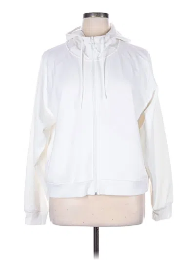 Pre-owned Active By Old Navy Track Jacket In White