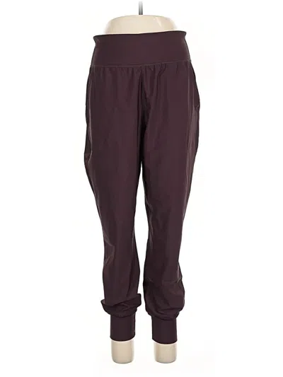 Pre-owned Active By Old Navy Track Pants In Burgundy