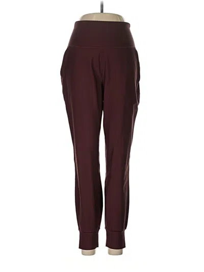 Pre-owned Active By Old Navy Track Pants In Burgundy
