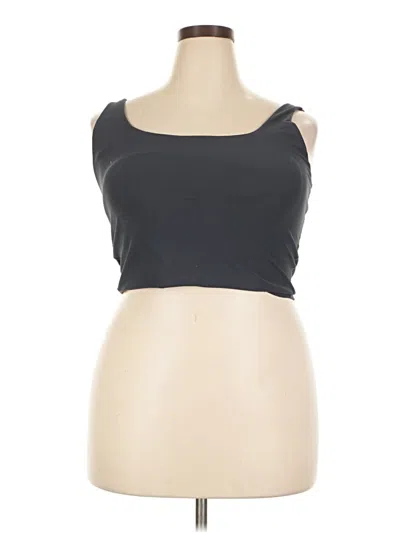 Pre-owned Active By Old Navy Tube Top Black Strapless Neckline Tops