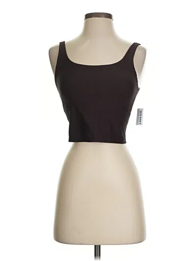 Pre-owned Active By Old Navy Tube Top Brown Square Neckline Tops
