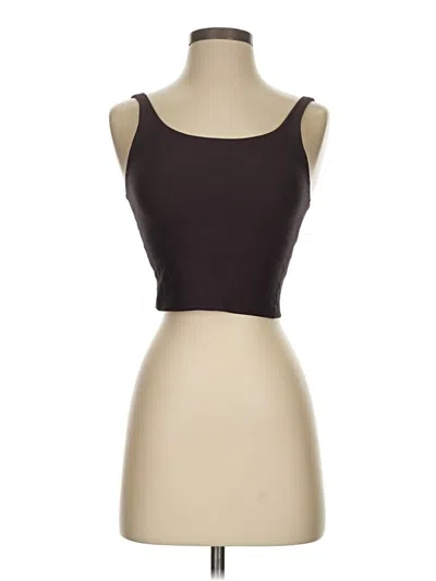 Pre-owned Active By Old Navy Tube Top Brown Strapless Neckline Tops