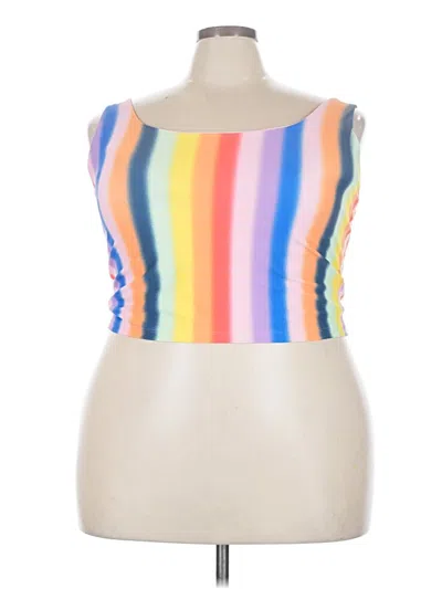 Pre-owned Active By Old Navy Tube Top Yellow Strapless Neckline Tops