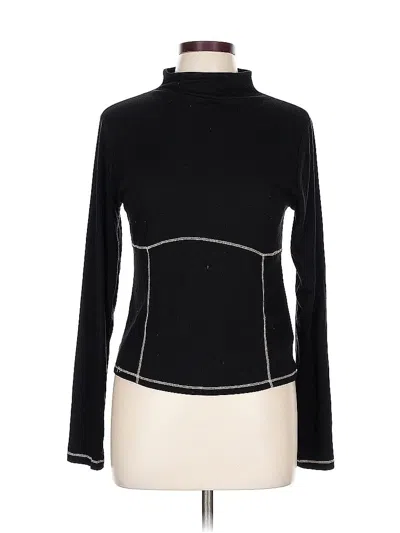 Pre-owned Active By Old Navy Turtleneck Sweater In Black