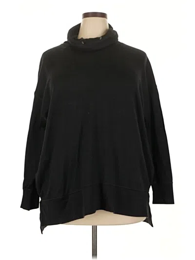 Pre-owned Active By Old Navy Turtleneck Sweater In Black
