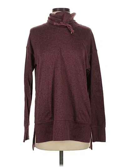 Pre-owned Active By Old Navy Turtleneck Sweater In Burgundy
