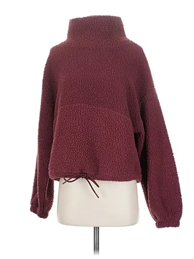Pre-owned Active By Old Navy Turtleneck Sweater In Burgundy