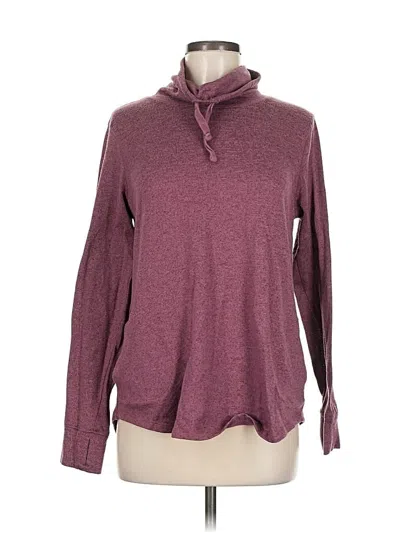 Pre-owned Active By Old Navy Turtleneck Sweater In Burgundy