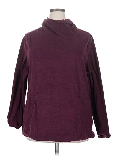 Pre-owned Active By Old Navy Turtleneck Sweater In Burgundy