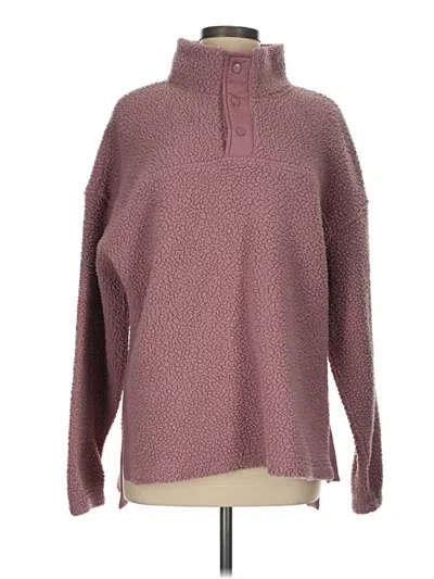 Pre-owned Active By Old Navy Turtleneck Sweater In Burgundy