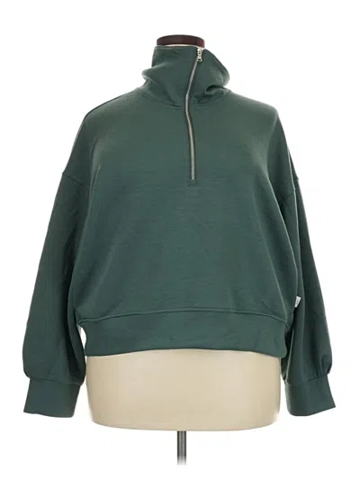 Pre-owned Active By Old Navy Turtleneck Sweater In Green