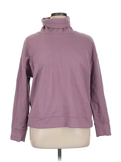 Pre-owned Active By Old Navy Turtleneck Sweater In Purple