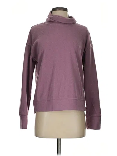 Pre-owned Active By Old Navy Turtleneck Sweater In Purple