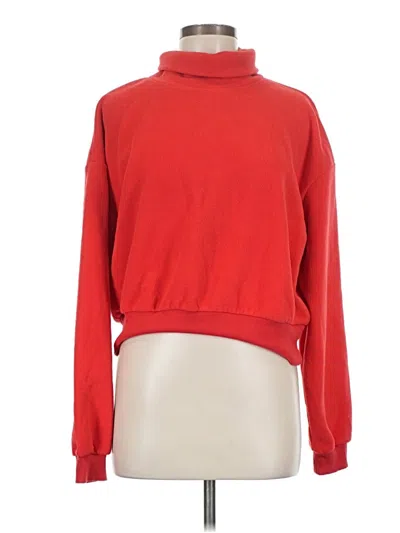 Pre-owned Active By Old Navy Turtleneck Sweater In Red
