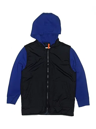 Pre-owned Active By Old Navy Kids' Windbreaker Jacket In Blue