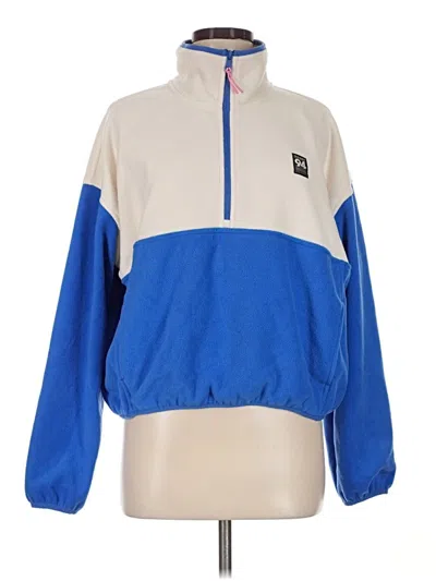 Pre-owned Active By Old Navy Windbreaker Jacket In Blue