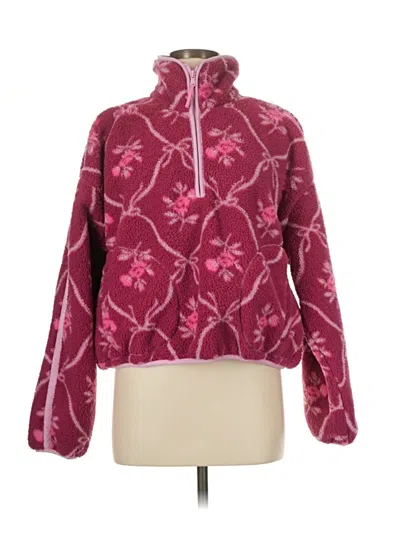 Active By Old Navy Windbreaker Jacket In Burgundy