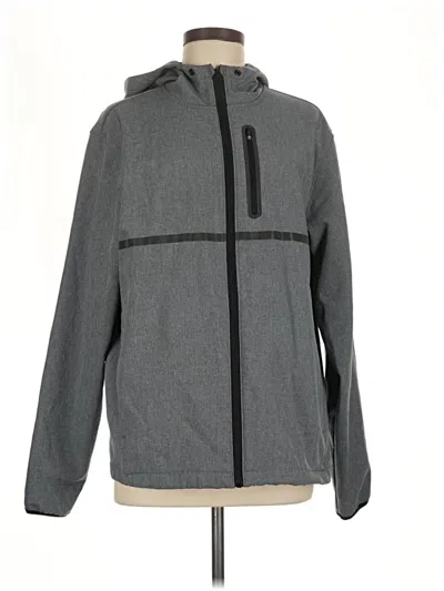 Pre-owned Active By Old Navy Windbreaker Jacket In Gray