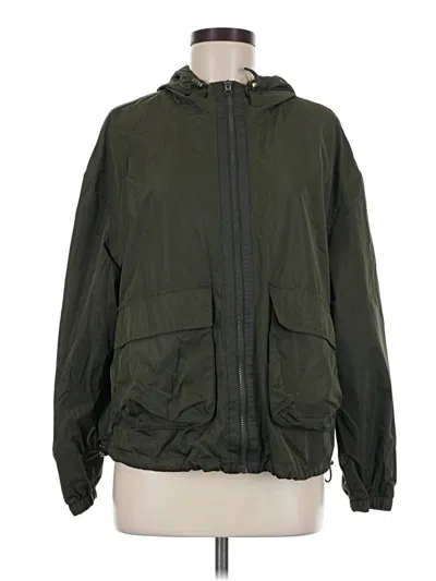 Pre-owned Active By Old Navy Windbreaker Jacket In Green